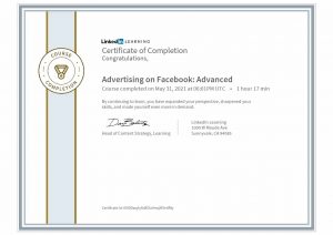 CertificateOfCompletion_Advertising on Facebook Advanced